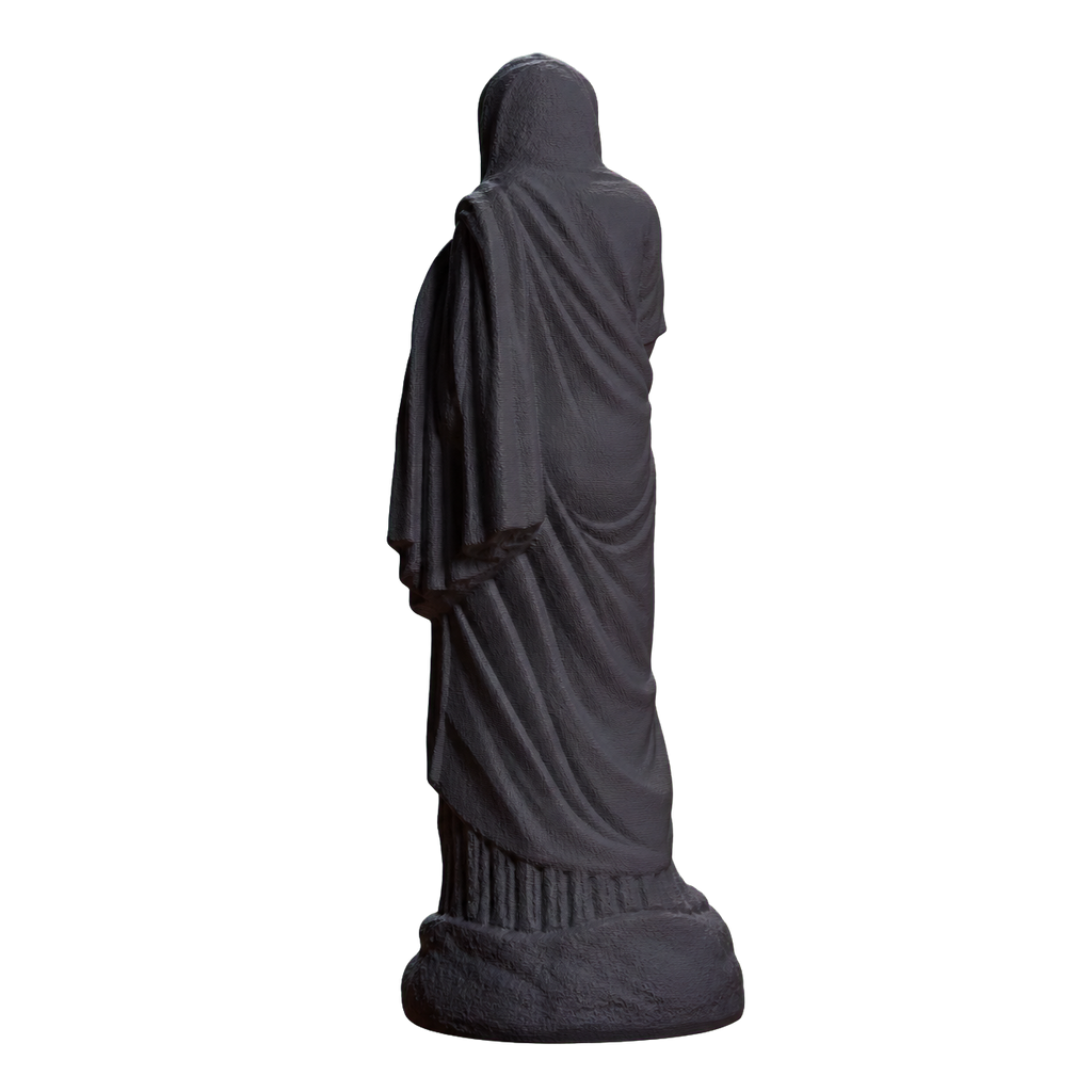 Figure of a Woman Charcoal Black collectible bust