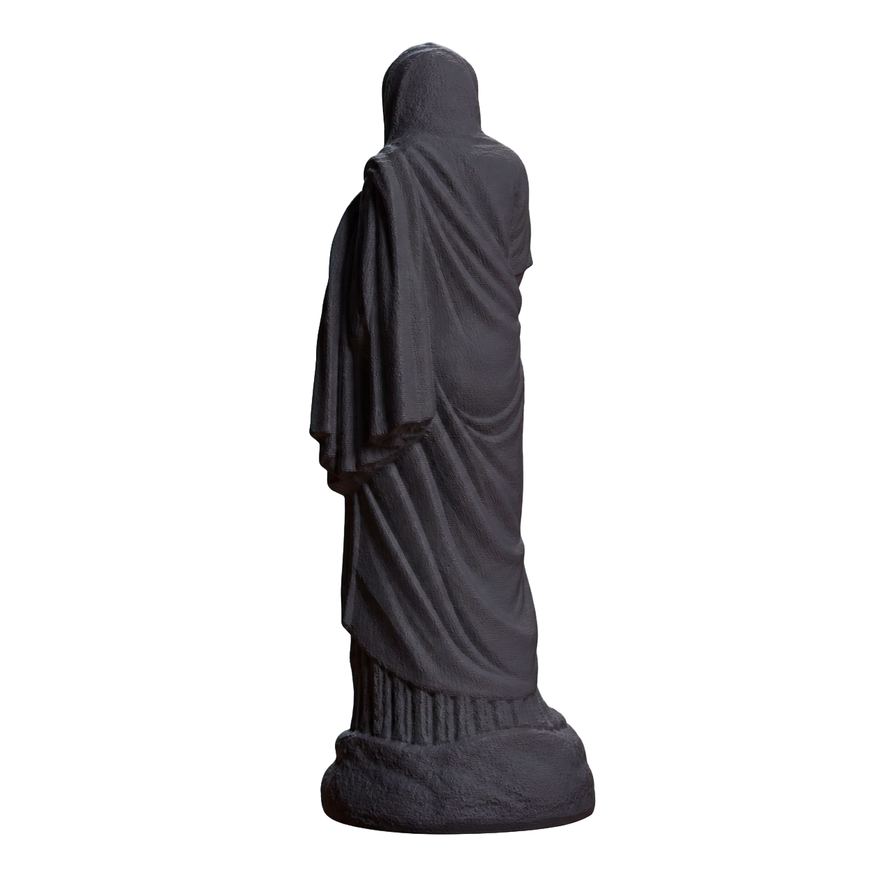 Figure of a Woman Charcoal Black collectible bust