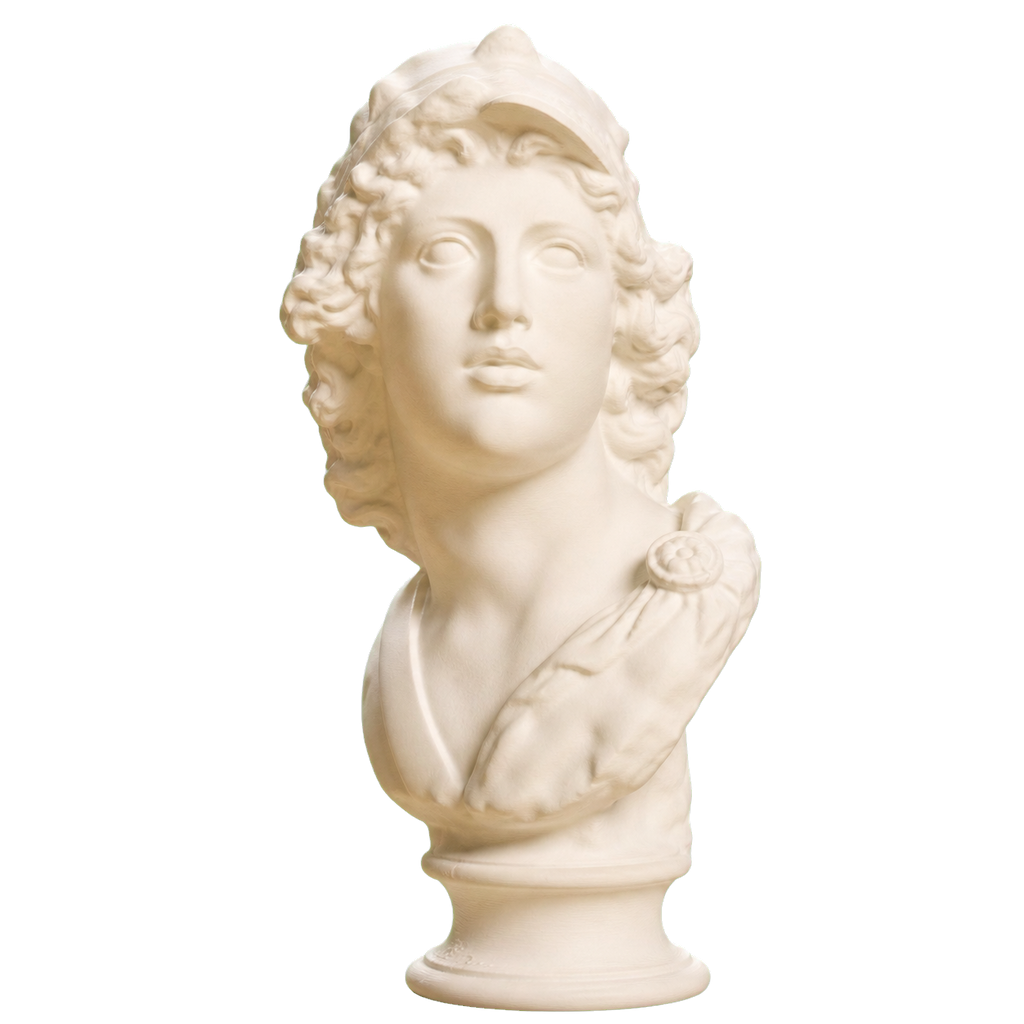 Bust of a God Ivory White collectible bust
