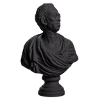 Bust of an African Man Charcoal Black collectible bust