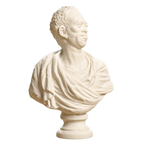 Bust of an African Man Ivory White collectible bust