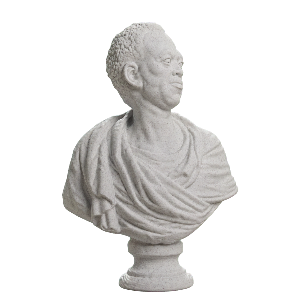 Bust of an African Man Marble Stone collectible bust