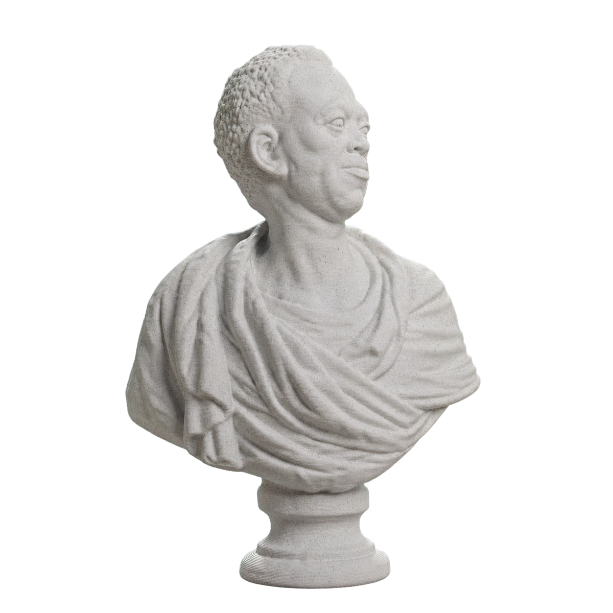 Bust of an African Man Marble Stone collectible bust