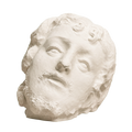 Head of Saint John the Baptist Ivory White collectible bust