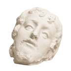 Head of Saint John the Baptist Ivory White collectible bust
