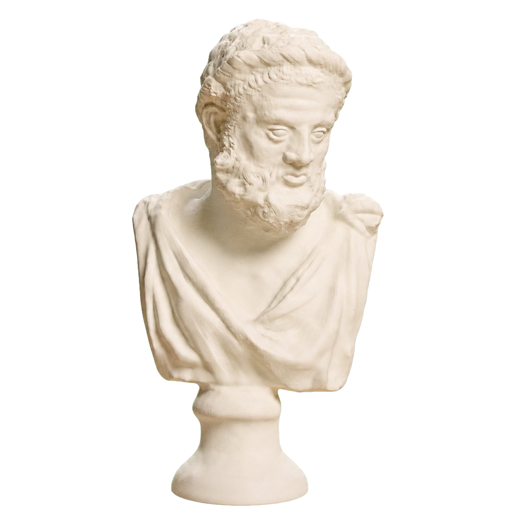 Bust of a Philosopher Ivory White collectible bust