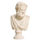 Bust of a Philosopher Ivory White collectible bust