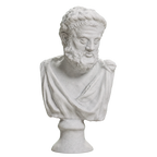 Bust of a Philosopher Marble Stone collectible bust