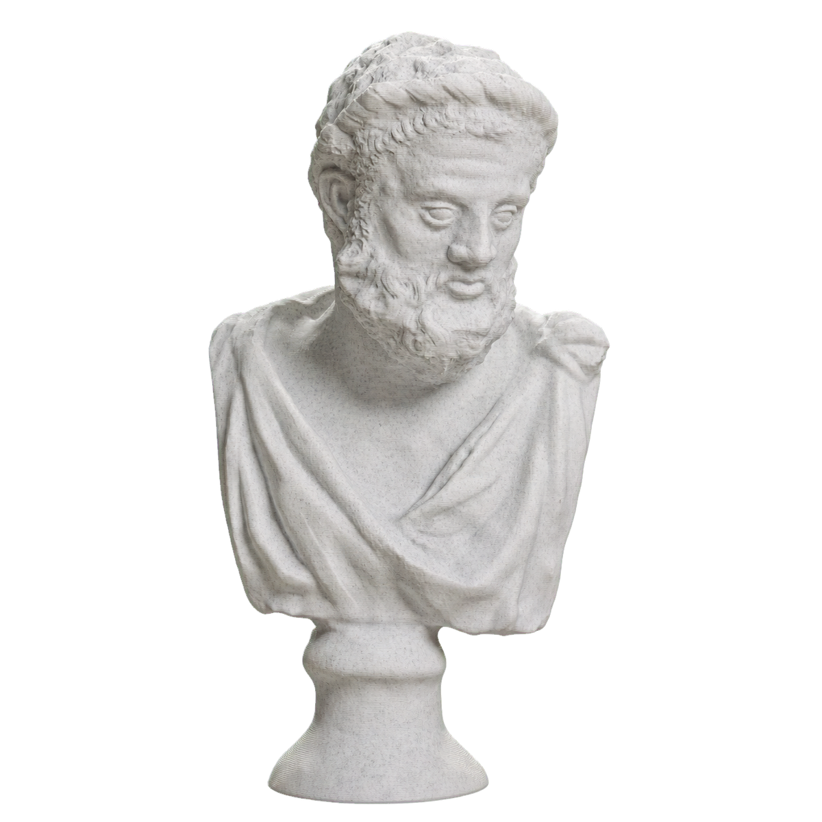 Bust of a Philosopher Marble Stone collectible bust
