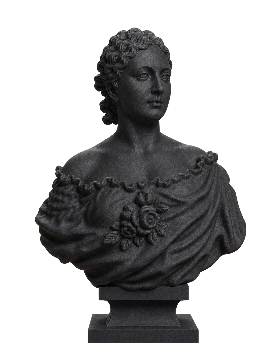 Bust of Lady Wallace Charcoal Black collectible bust