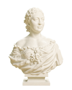Bust of Lady Wallace Ivory White collectible bust