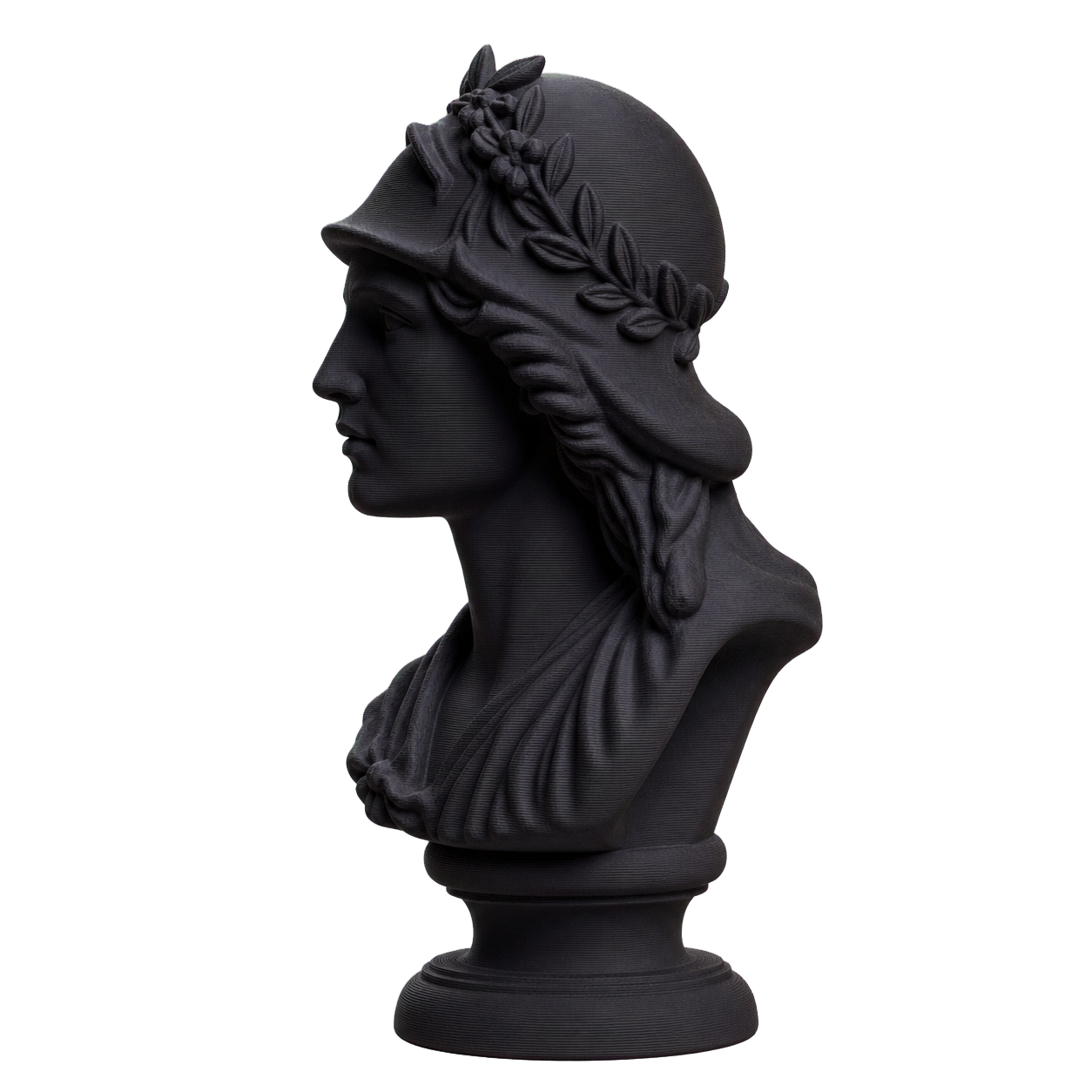Bust of Minerva Charcoal Black collectible bust