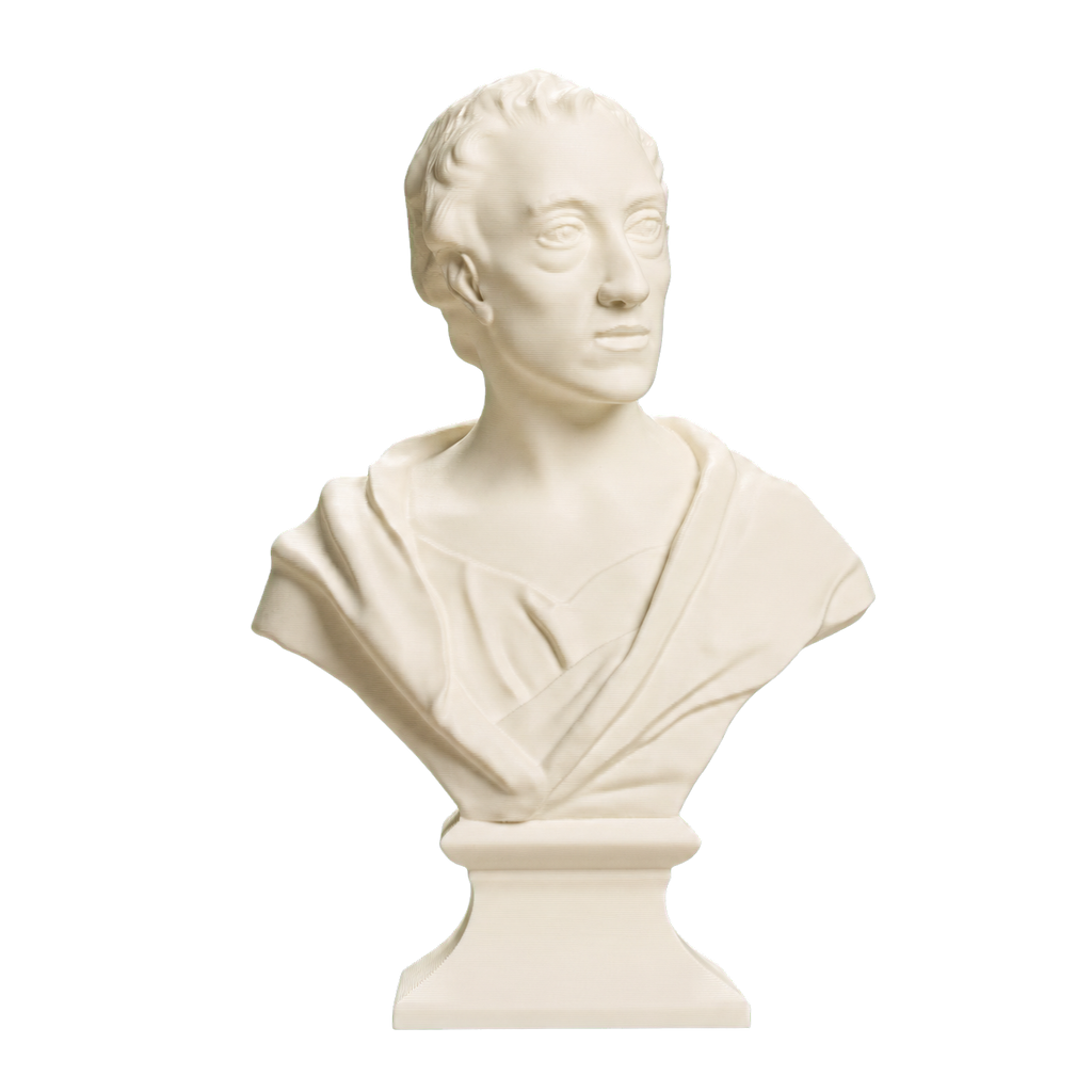 Bust of Alexander Pope Ivory White collectible bust