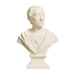 Bust of Alexander Pope Ivory White collectible bust