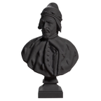 Bust of Francesco Molin, Doge of Venice Charcoal Black collectible bust