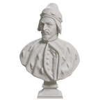 Bust of Francesco Molin, Doge of Venice Marble Stone collectible bust