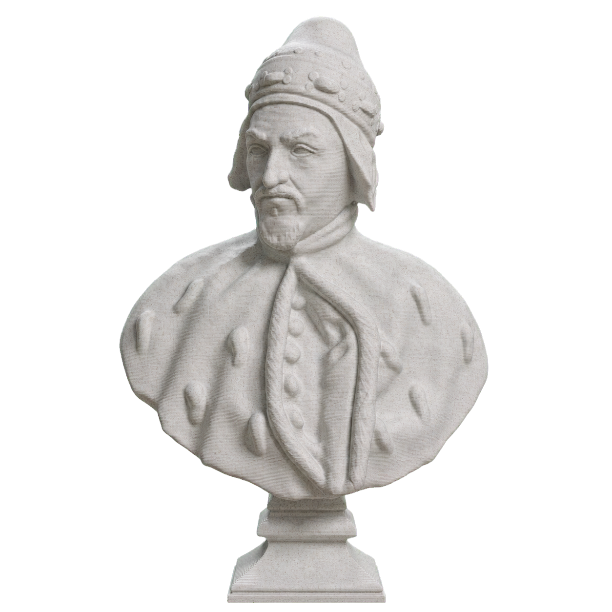 Bust of Francesco Molin, Doge of Venice Marble Stone collectible bust