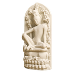 Simhanada Lokeshvara Ivory White collectible bust