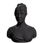 Portrait Bust of Catherine, Princess of Wurtenburg Charcoal Black collectible bust