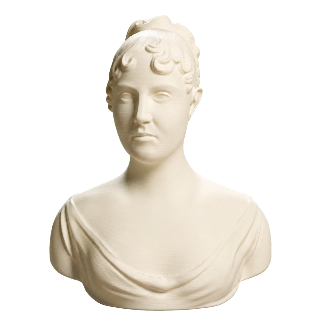 Portrait Bust of Catherine, Princess of Wurtenburg Ivory White collectible bust