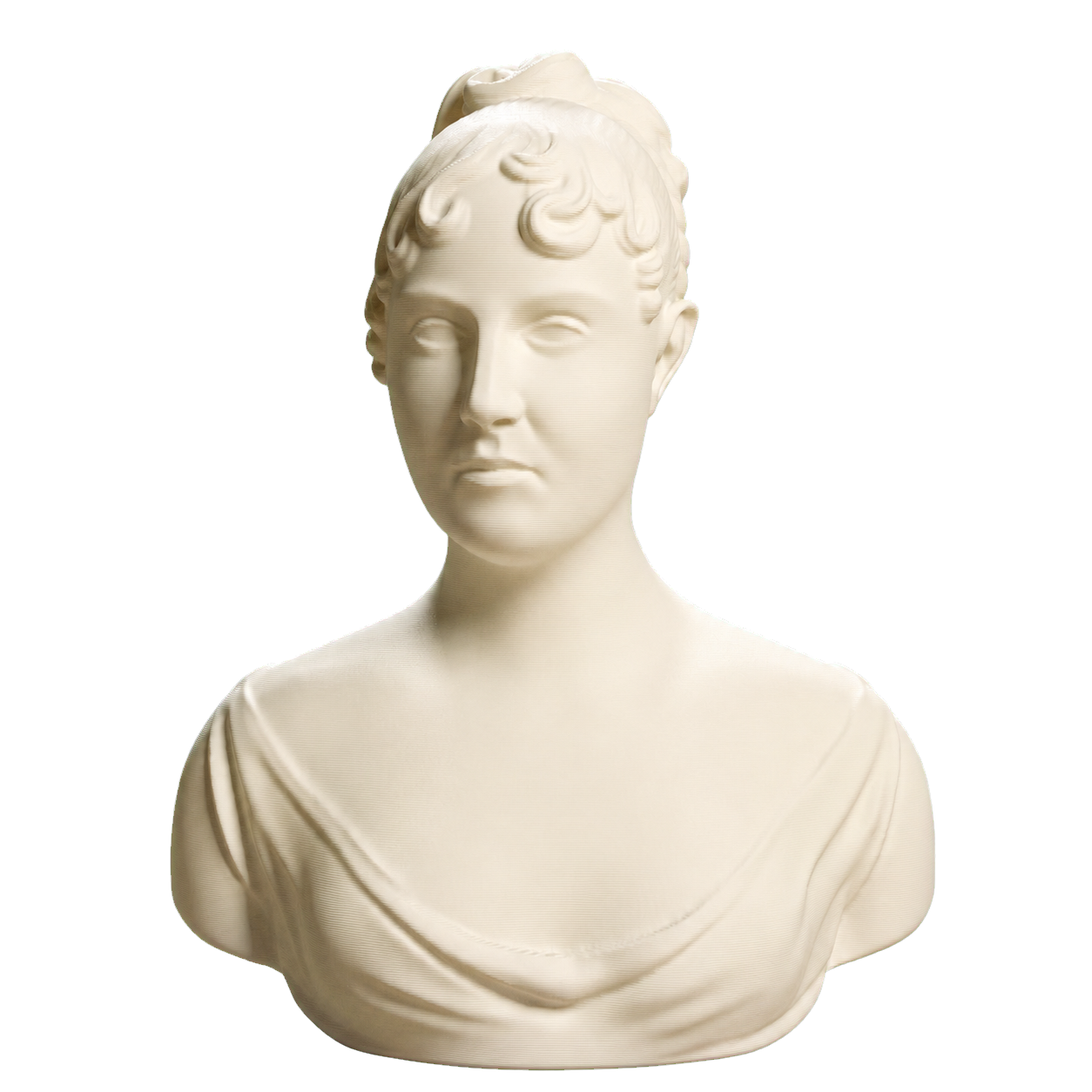 Portrait Bust of Catherine, Princess of Wurtenburg Ivory White collectible bust