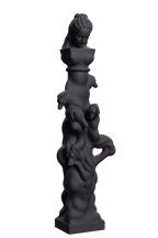 The Poet and the Contemplative Life (The Fenaille Column) Charcoal Black collectible bust