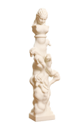 The Poet and the Contemplative Life (The Fenaille Column) Ivory White collectible bust