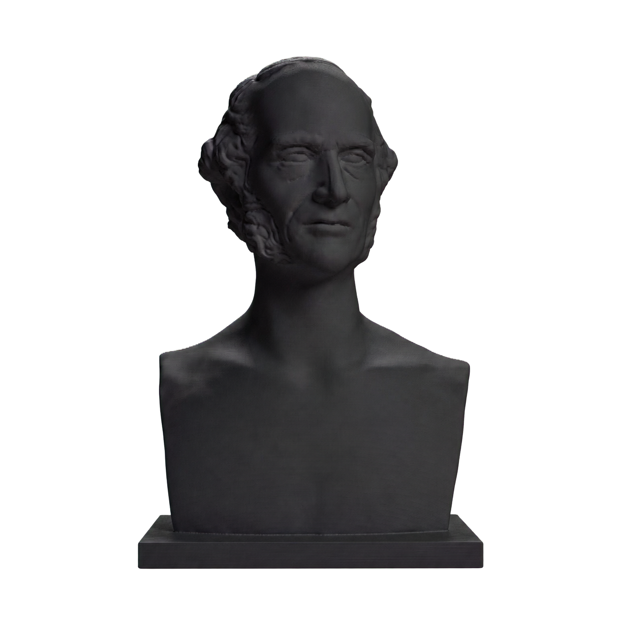 William Cullen Bryant Charcoal Black collectible bust