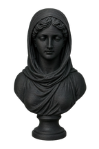 Fantasy Bust of a Veiled Woman (Marguerite Bellanger?) Charcoal Black collectible bust