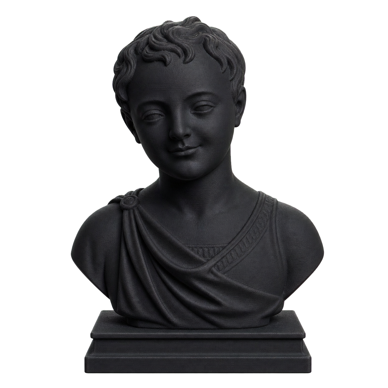 The Young Saint John the Baptist Charcoal Black collectible bust