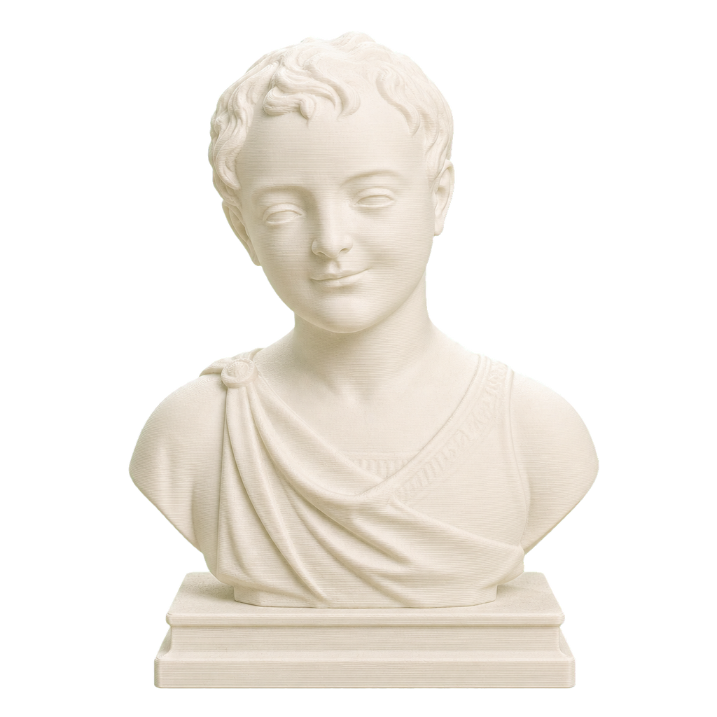 The Young Saint John the Baptist Ivory White collectible bust