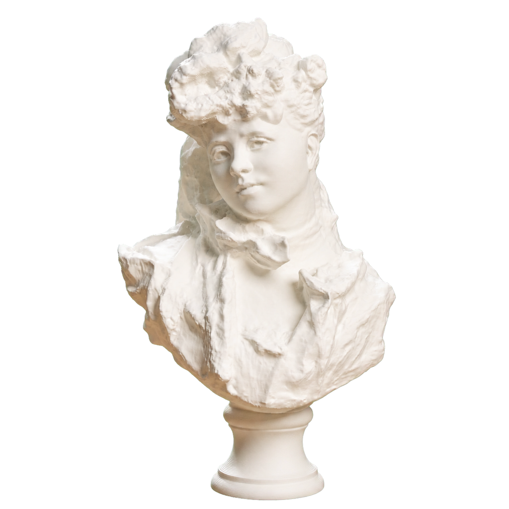 Bust of a Woman Ivory White collectible bust