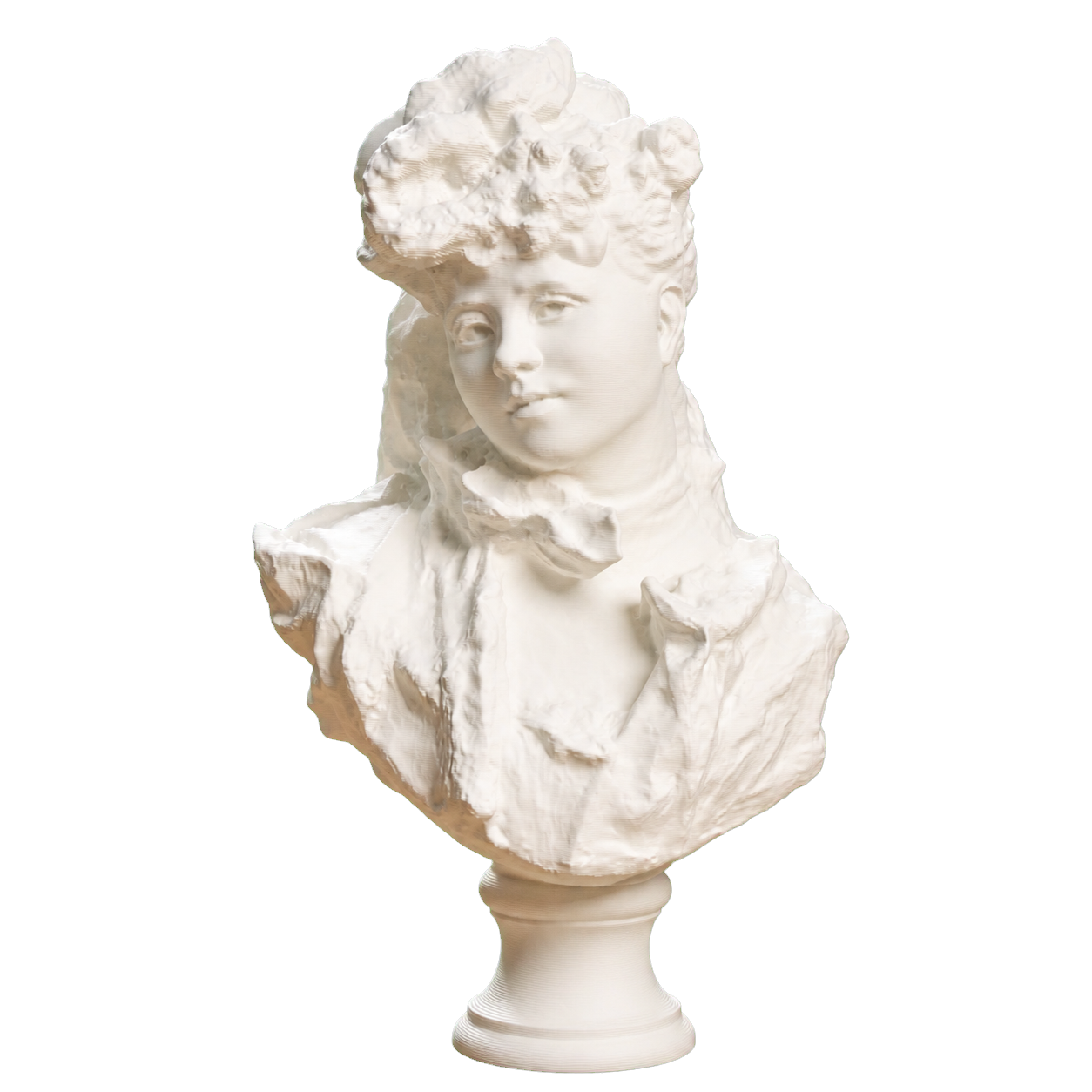 Bust of a Woman Ivory White collectible bust