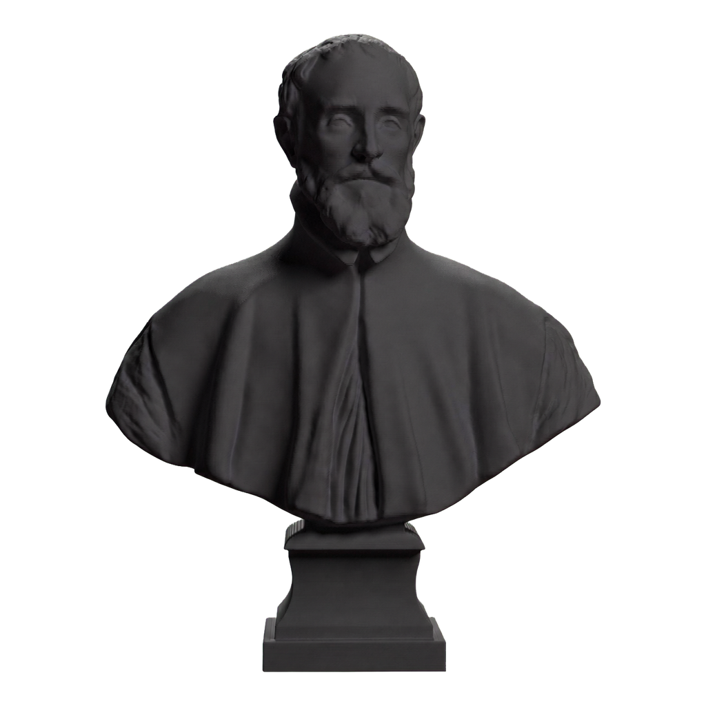 Monsignor Francesco Barberini Charcoal Black collectible bust