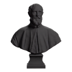 Monsignor Francesco Barberini Charcoal Black collectible bust