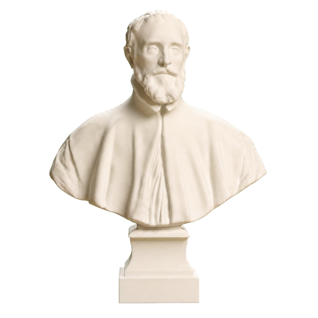 Monsignor Francesco Barberini Ivory White collectible bust
