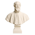 Monsignor Francesco Barberini Ivory White collectible bust