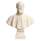 Monsignor Francesco Barberini Ivory White collectible bust