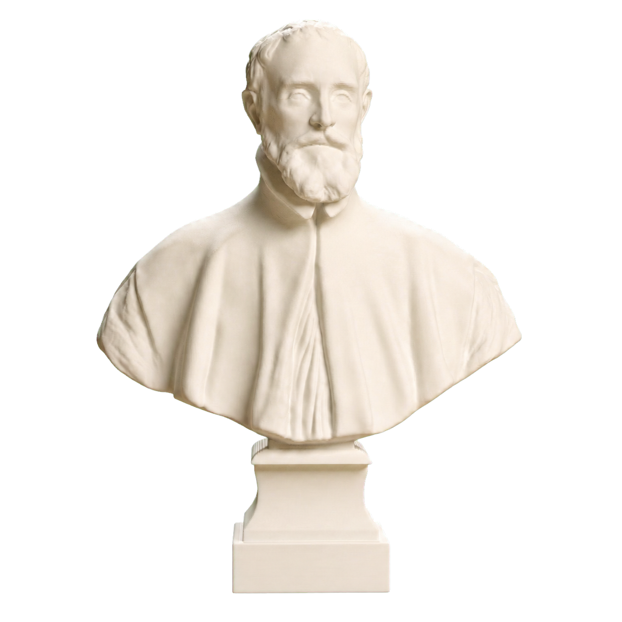 Monsignor Francesco Barberini Ivory White collectible bust