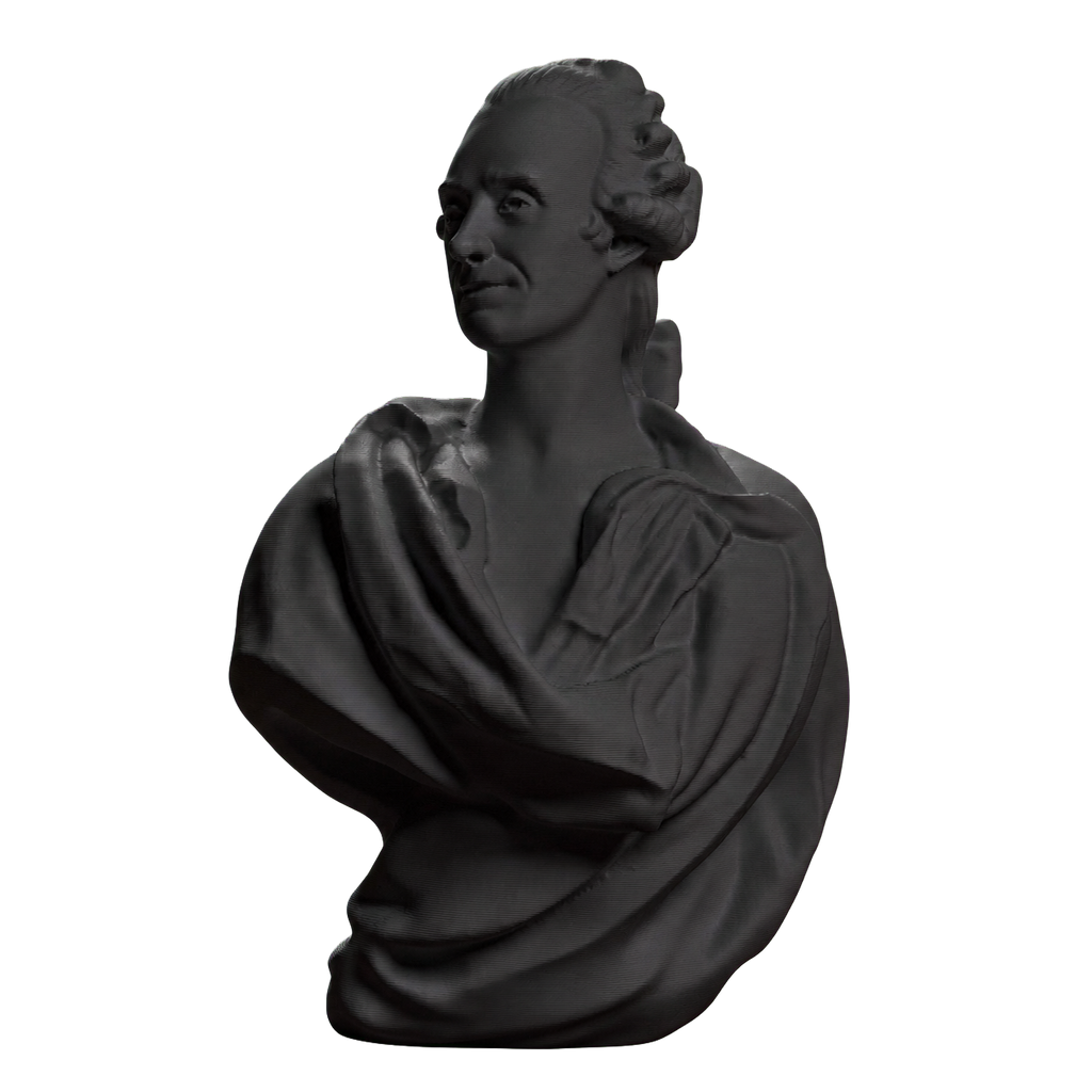 Jules-David Cromot, Baron du Bourg Charcoal Black collectible bust