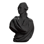 Jules-David Cromot, Baron du Bourg Charcoal Black collectible bust