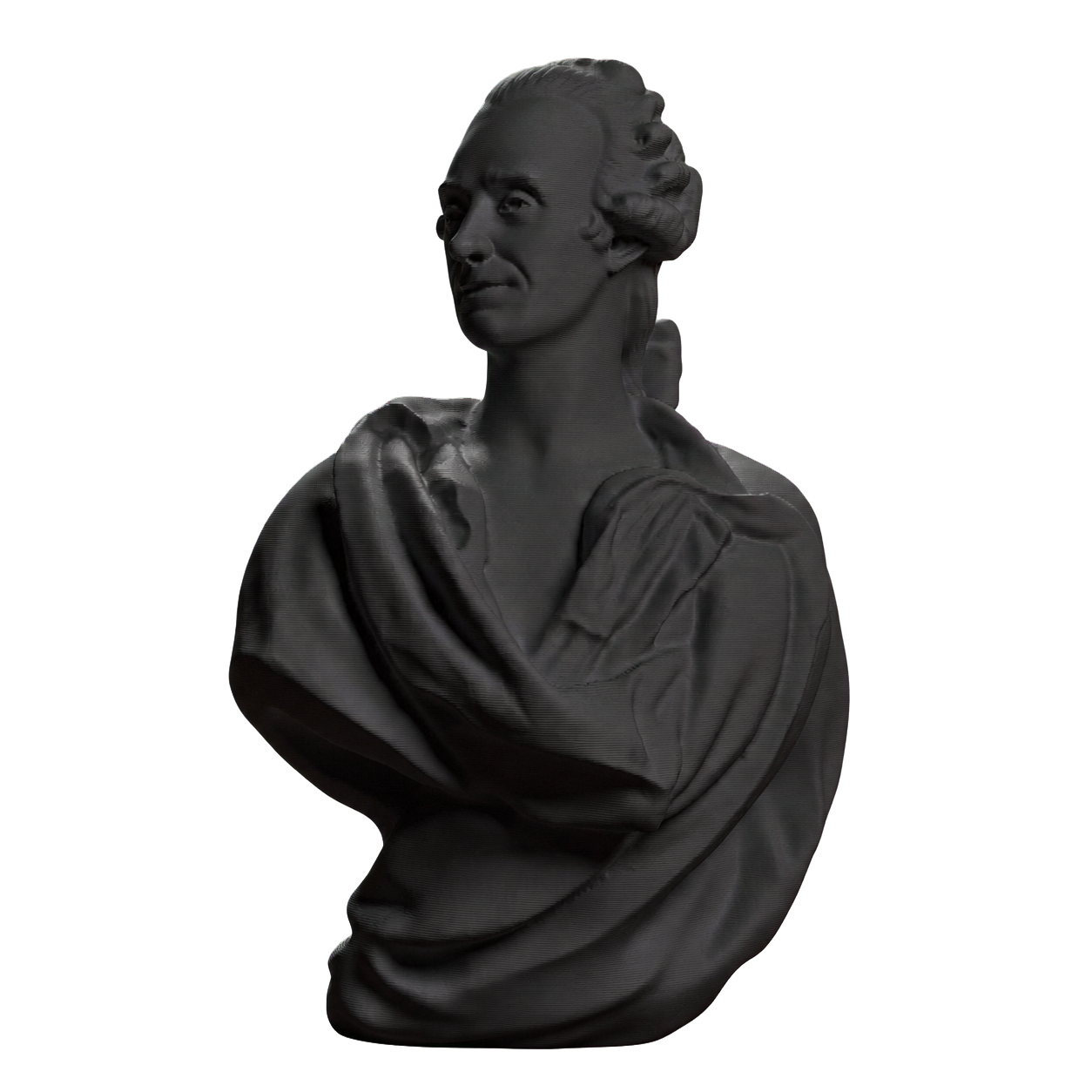 Jules-David Cromot, Baron du Bourg Charcoal Black collectible bust