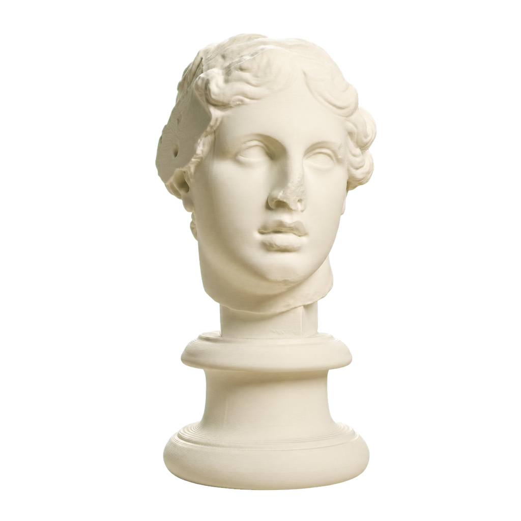 Portrait, 'The Beautiful Head' Ivory White collectible bust