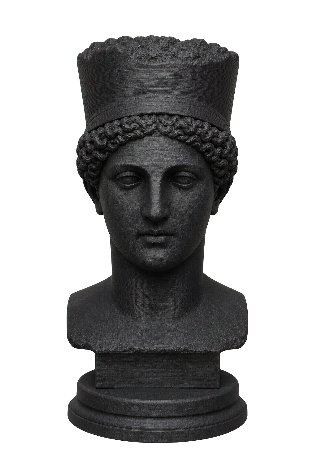 Head Charcoal Black collectible bust