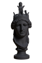 Head Charcoal Black collectible bust