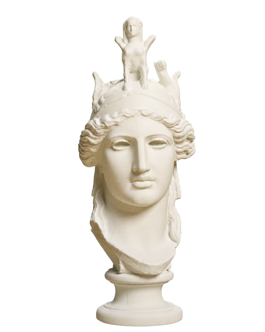 Head Ivory White collectible bust