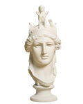 Head Ivory White collectible bust