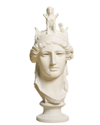 Head Ivory White collectible bust