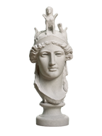 Head Marble Stone collectible bust