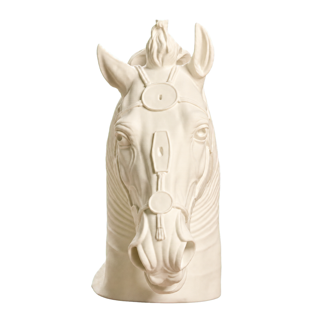Horse Head Ivory White collectible bust
